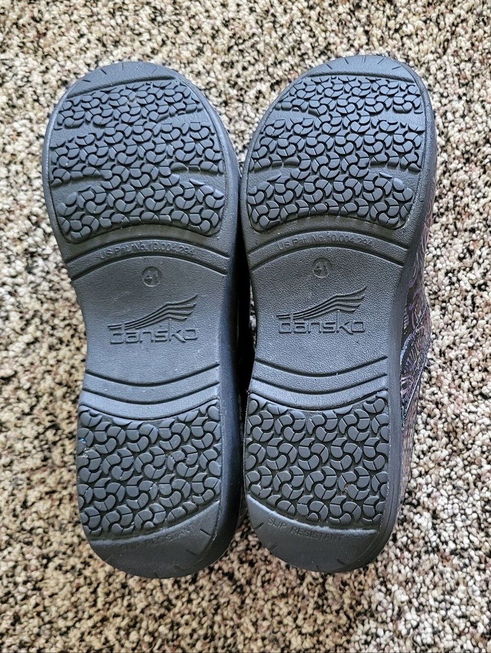 Dansko XP 2.0 Women's Black Iridescent Paisley Mules - Picture 5 of 6